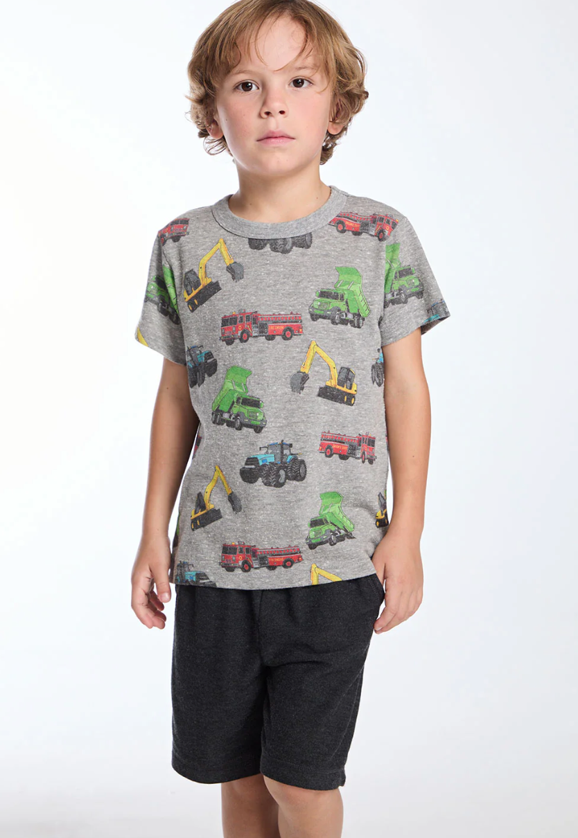 Work Trucks Boy's Tee