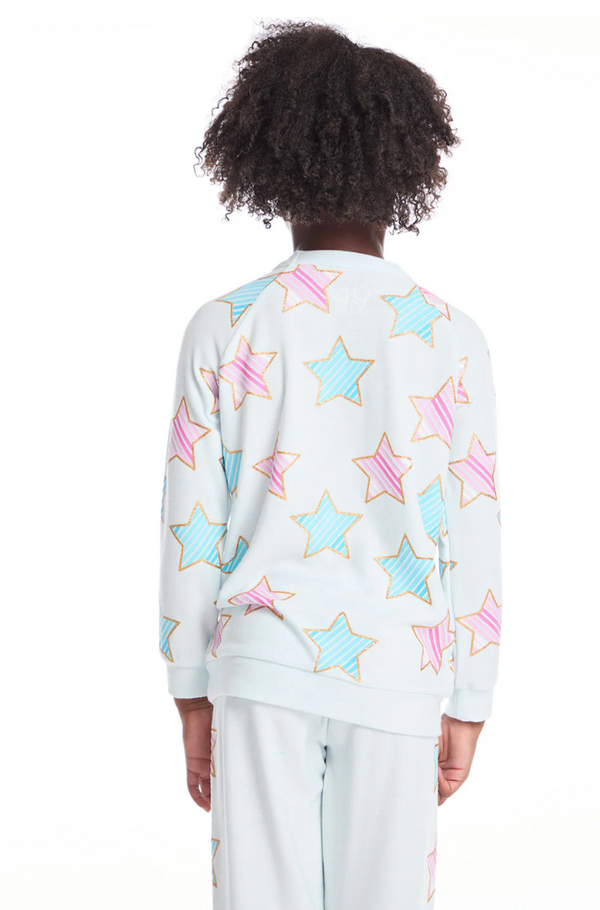 Star Party Girls Raglan Pullover