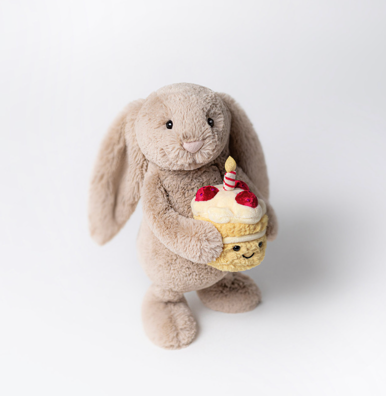 Bashful Beige Bunny Birthday
