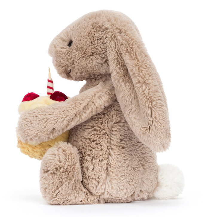 Bashful Beige Bunny Birthday
