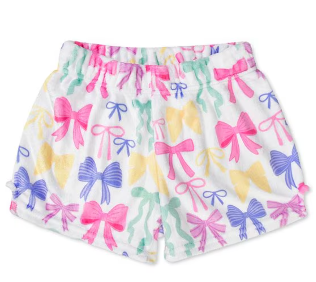 Pretty Bows Plush Shorts