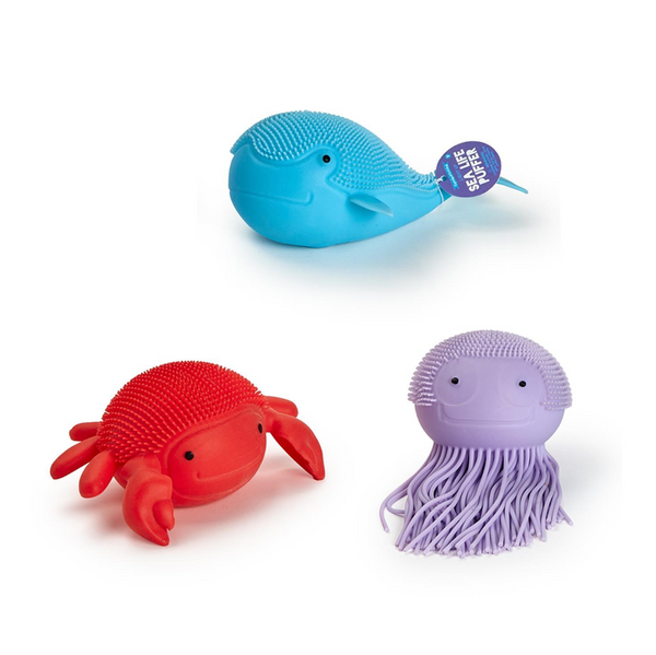 Light Up Sea Life Puffer Toy