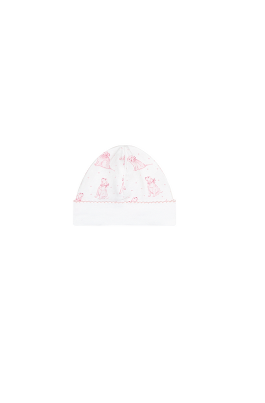 Print Hat | Pink Puppy Love