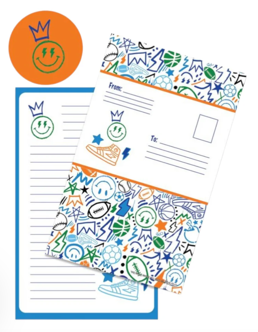 Let's Go Sports Foldover Cards