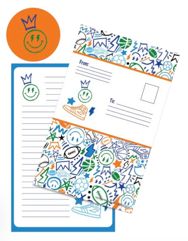 Let's Go Sports Foldover Cards