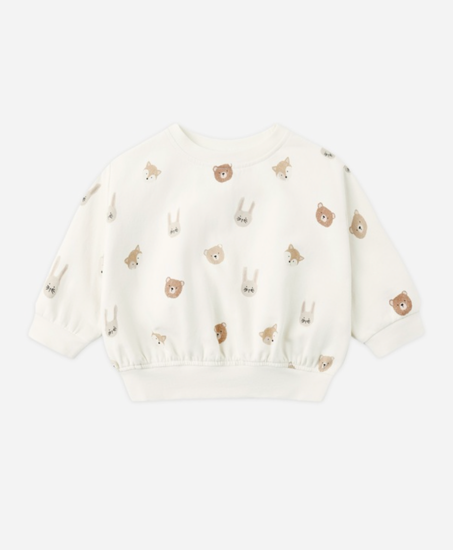 RELAXED FLEECE SWEATSHIRT CRITTERS