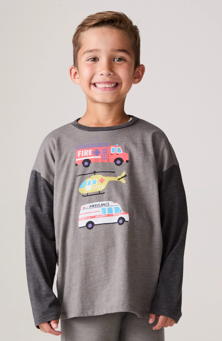 Heroes Boys Long Sleeve Tee