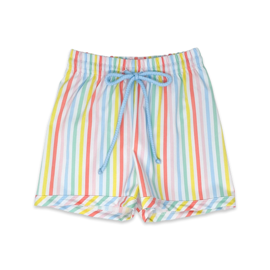 Barnes Bathing Suit | Rainbow Stripe