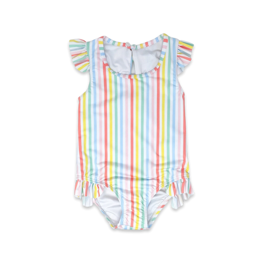 Lottie Swimsuit | Rainbow Stripe