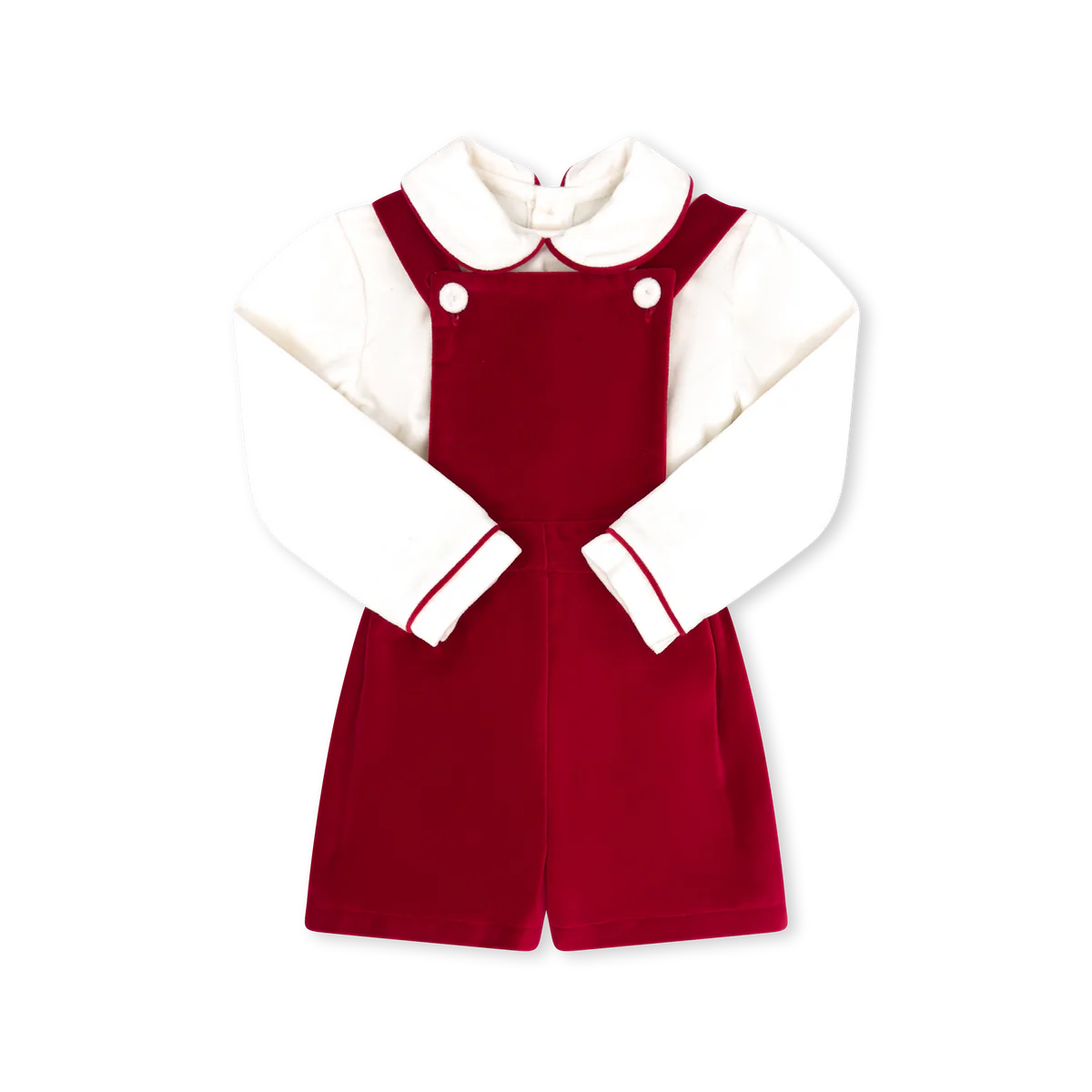 Arthur Apron Set | Ruby Red Velvet