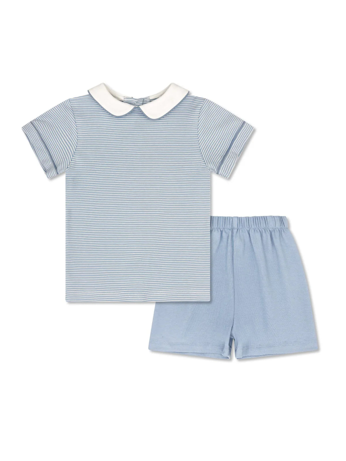 Sibley Short Set - Seaside Blue Ministripe, Dallas