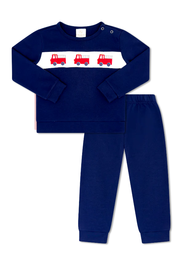 Bayou Play Set | Navy Fire Truck