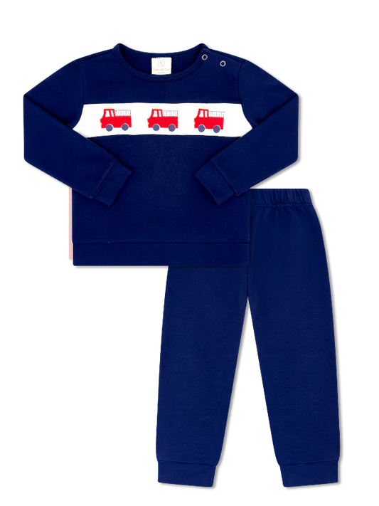 Bayou Play Set | Navy Fire Truck