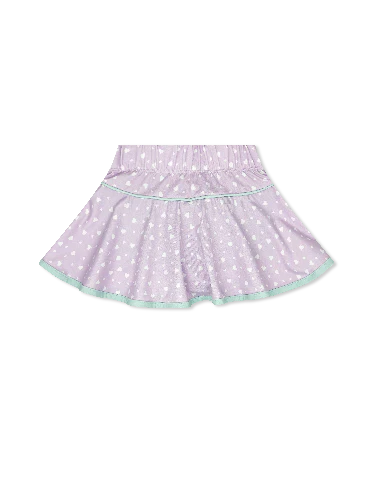 Quinn Skort | Hearts, Purple, Mint