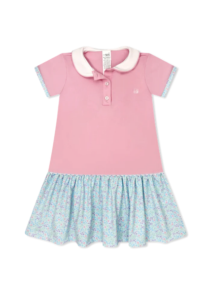 Darla Dropwaist Dress | Pink, Floral