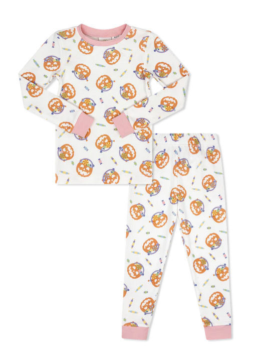 Sweet Pea PJ Set | Boo to You Pink