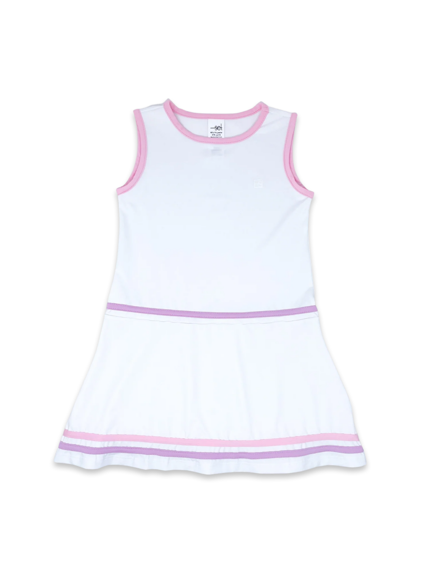 Jordan Dress | Pure Coconut, Pink, Purple