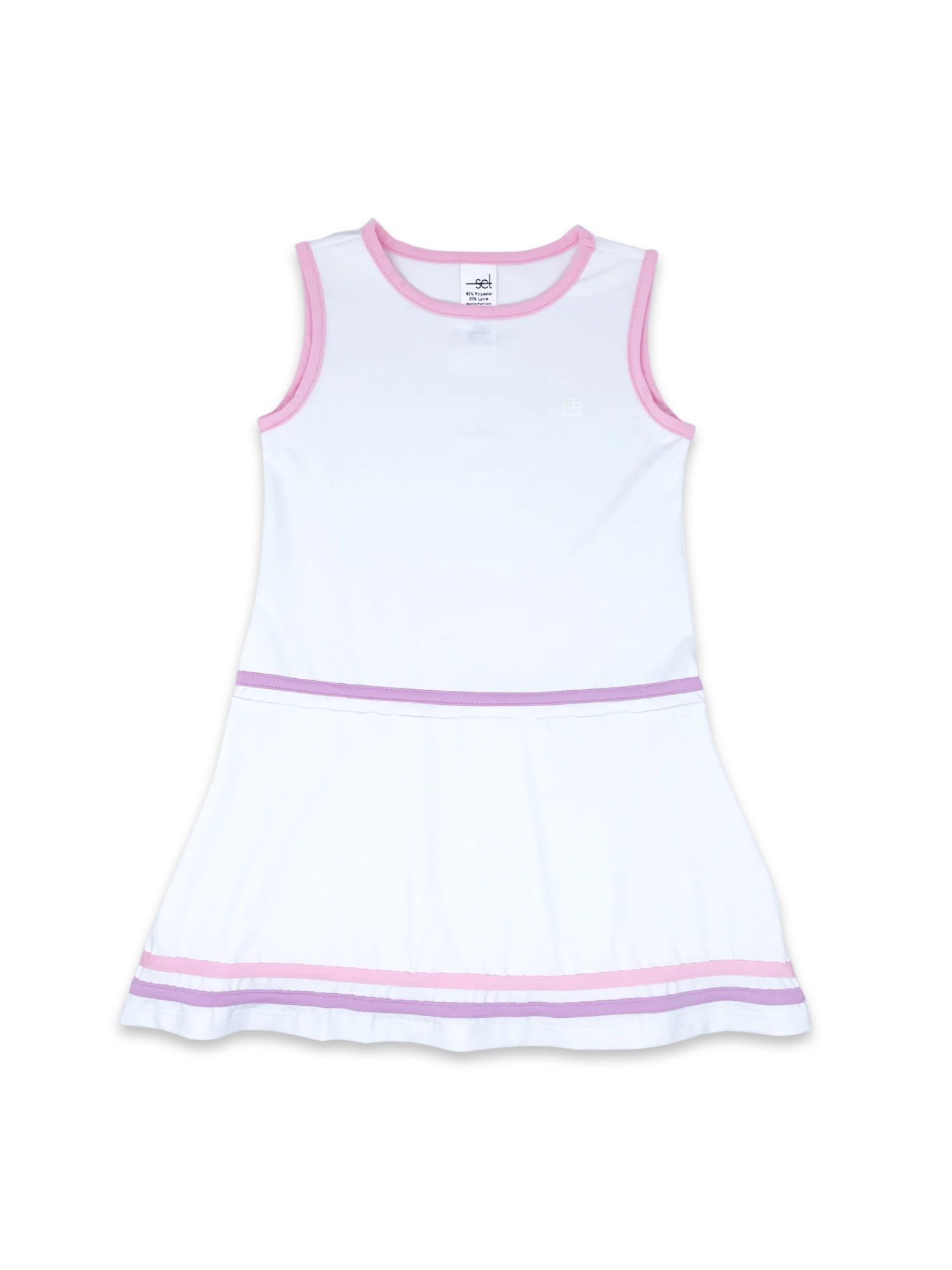 Jordan Dress | Pure Coconut, Pink, Purple