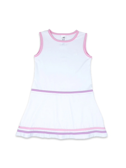 Jordan Dress | Pure Coconut, Pink, Purple
