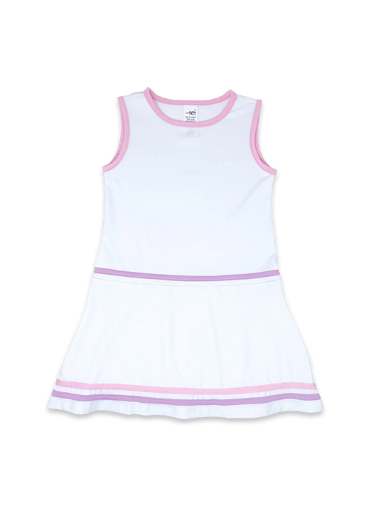 Jordan Dress | Pure Coconut, Pink, Purple