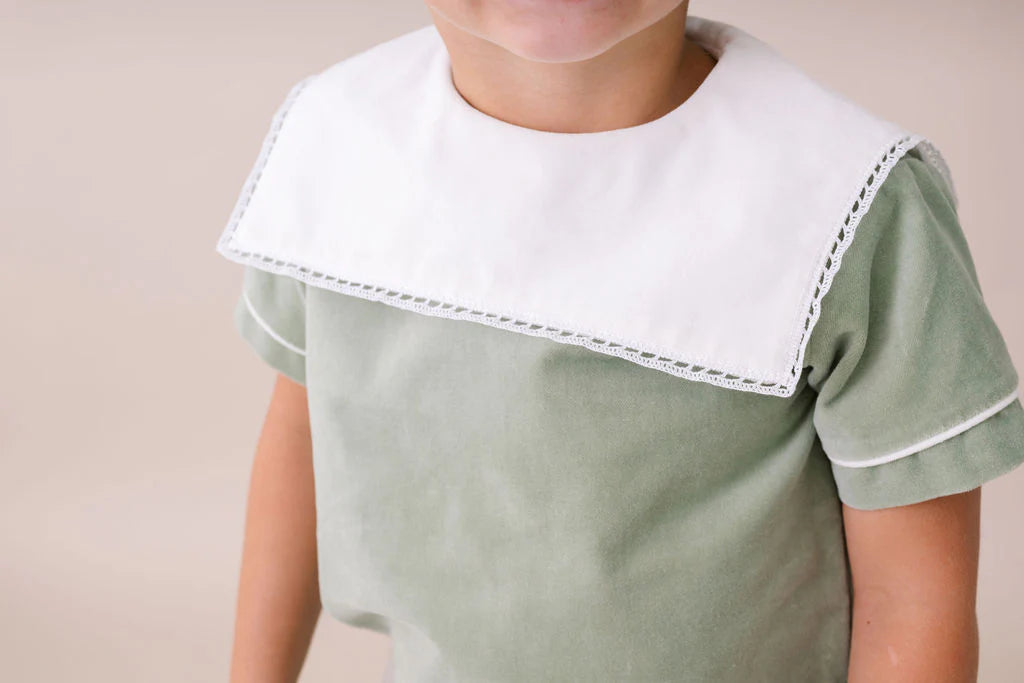 Christian Short Set | Leyland Green Velvet