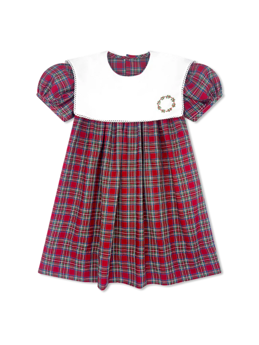 Hope Chest Dress| Plaid, Nutcracker embroidery
