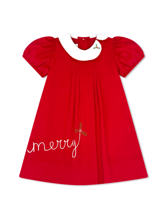 Eloise Merry Dress | Red Cord