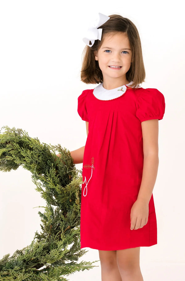 Eloise Merry Dress | Red Cord