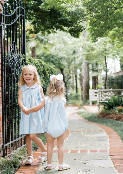 Ella Sailboat Dress I Brentwood Blue Pique