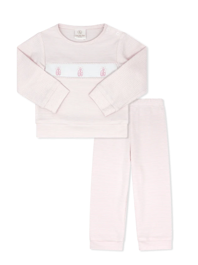 Lagniappe Play Set | Pensacola Pink Ministripe w Ballet Slipper