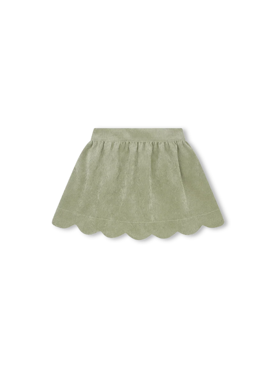 Susie Scallop Skirt | Sweetgrass Corduroy