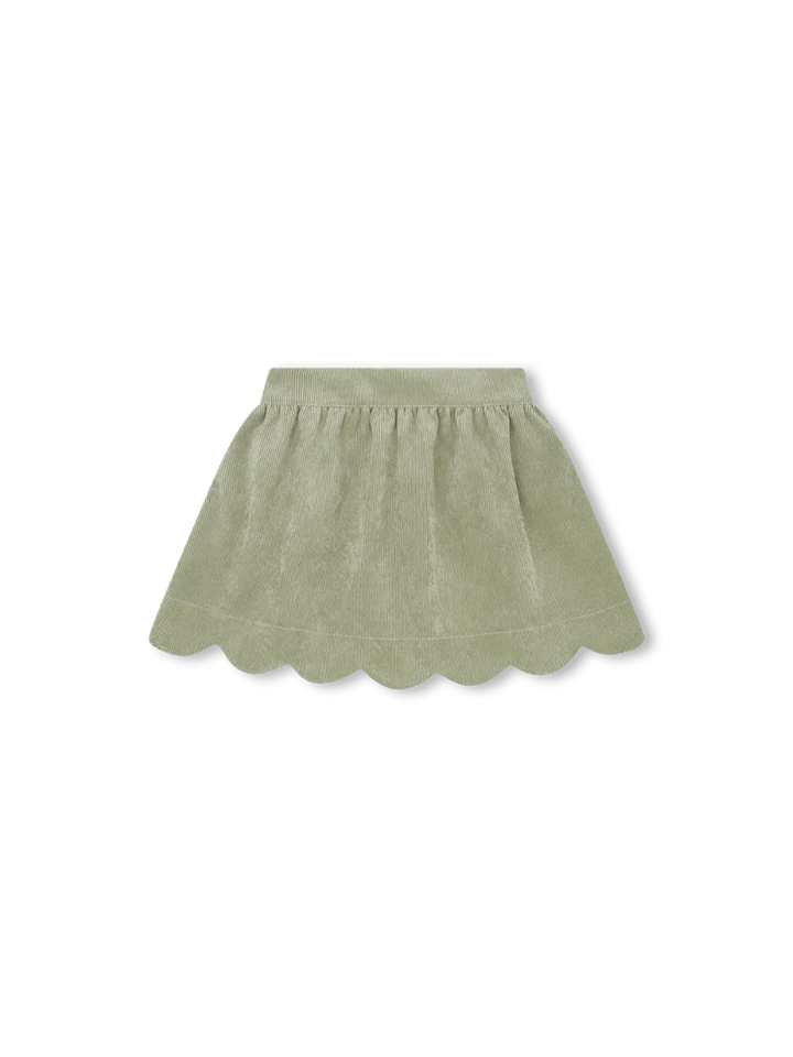 Susie Scallop Skirt | Sweetgrass Corduroy