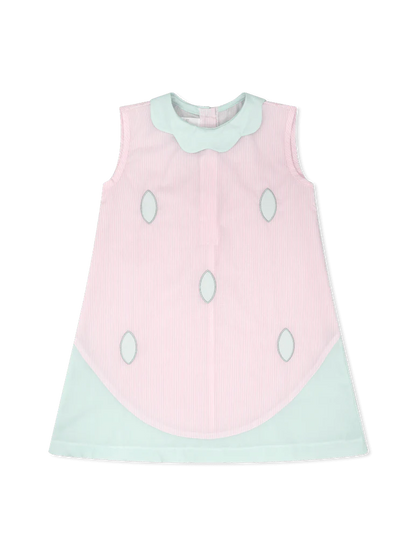 WHITLEY WATERMELON DRESS PINK, GREEN