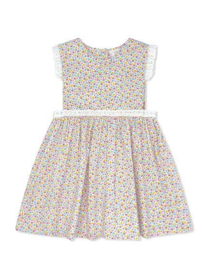 PINAFORE DRESS FRANKLIN FLORAL