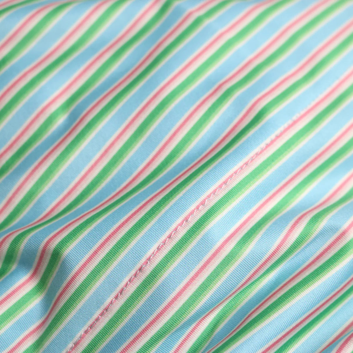 Sherbet Stripe Polo Short Sleeve Shirt