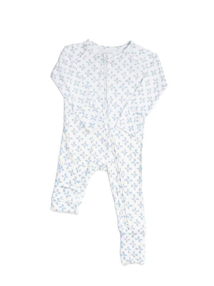 Sleep Romper | Blue Clover