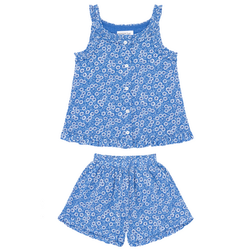 rosebay ruffle tank and short set