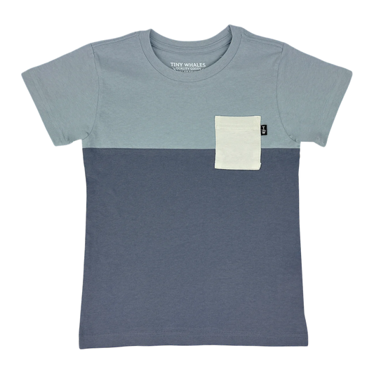 Stillwater Pocket Tee | Navy/Stone