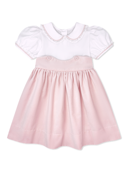 Sundays Best Dress | Petite Pink Velvet