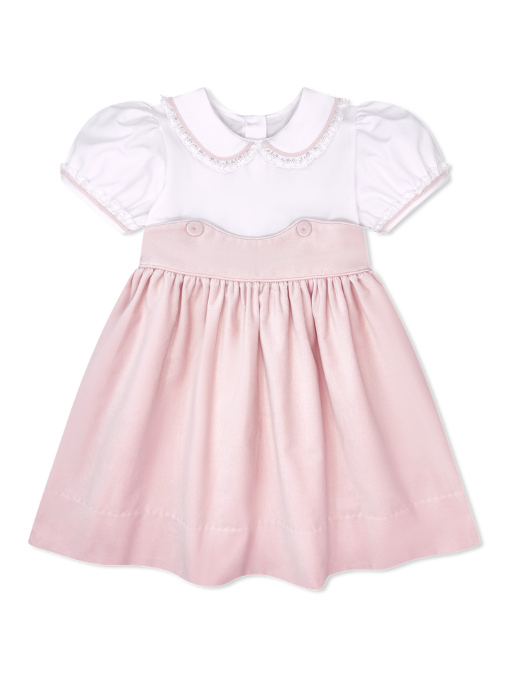Sundays Best Dress | Petite Pink Velvet