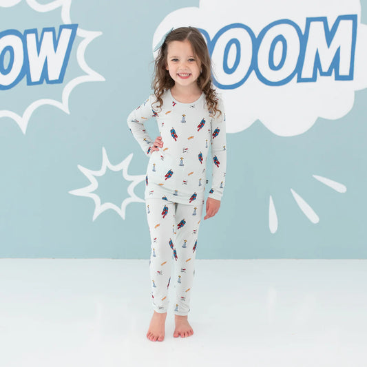 Kyte Baby Toddler Pajama Set | Superman