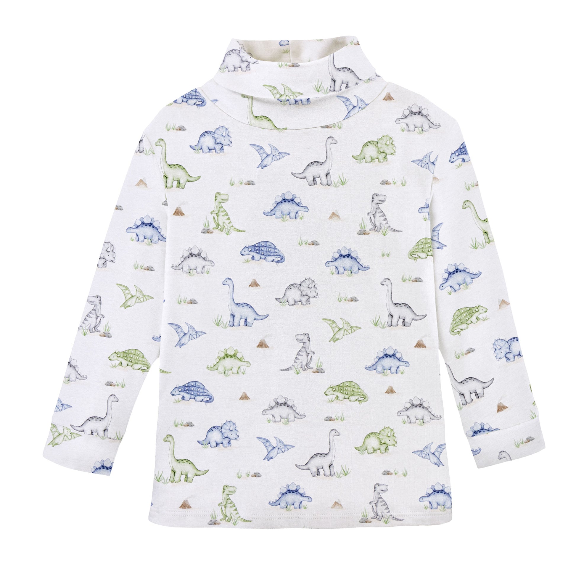 Cute Roars Printed Pima Turtleneck Tee