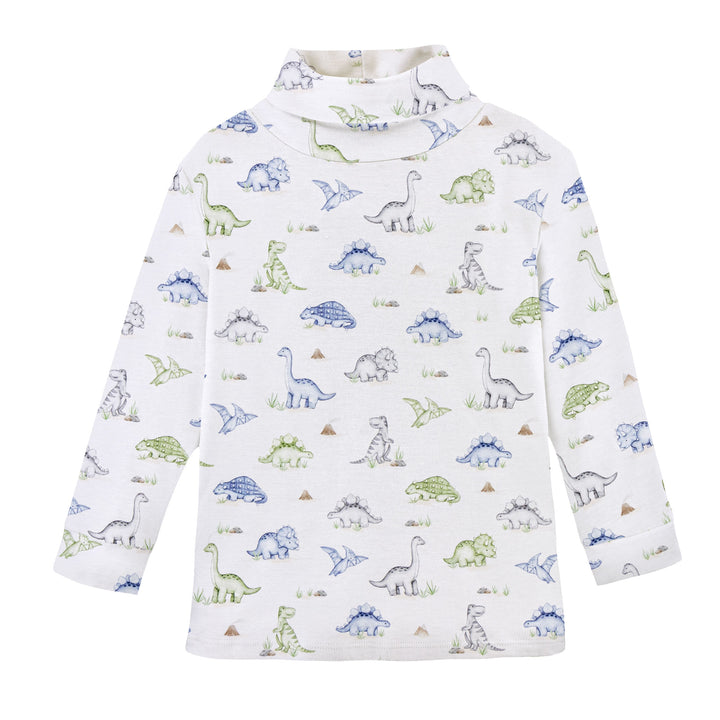 Cute Roars Printed Pima Turtleneck Tee