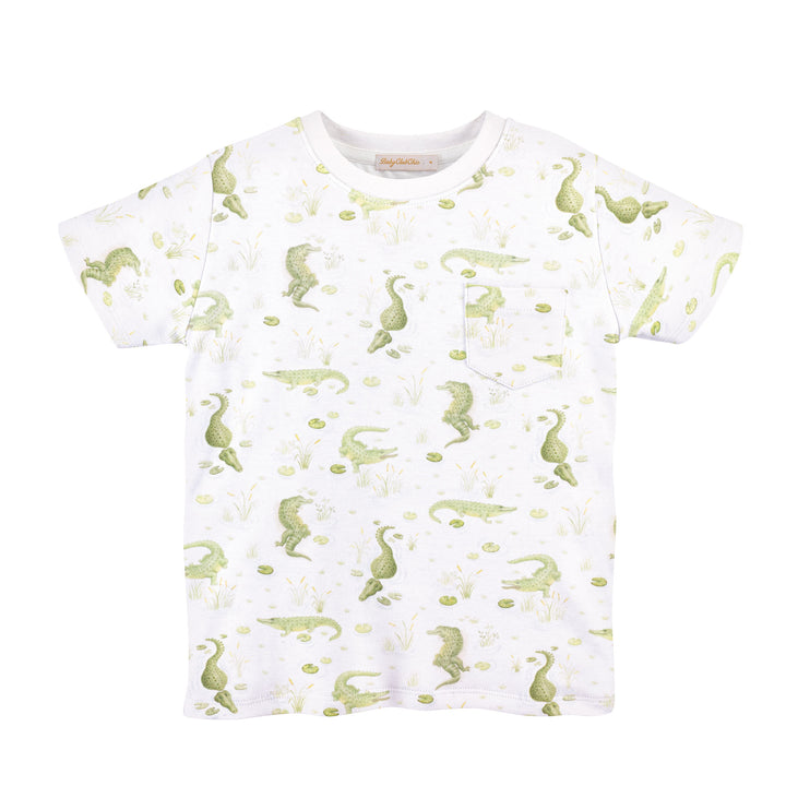river crocs tee