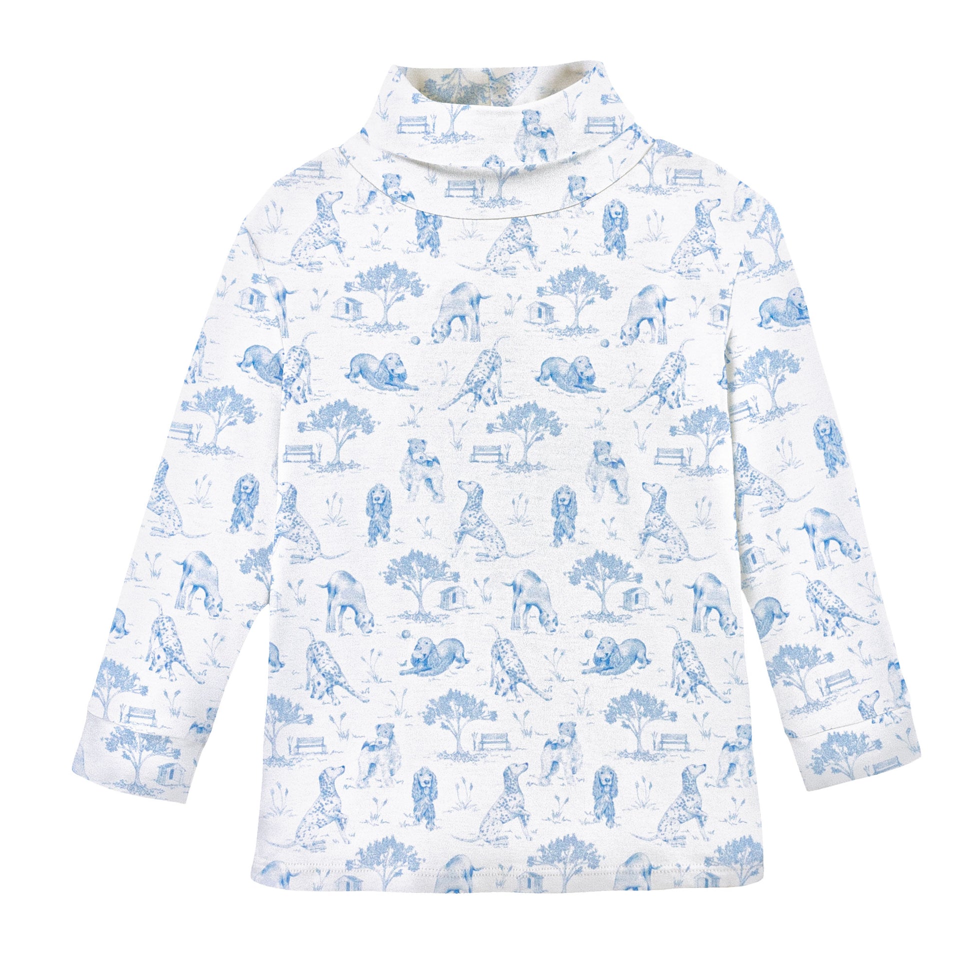 Printed Turtleneck Tee | Barking Bliss