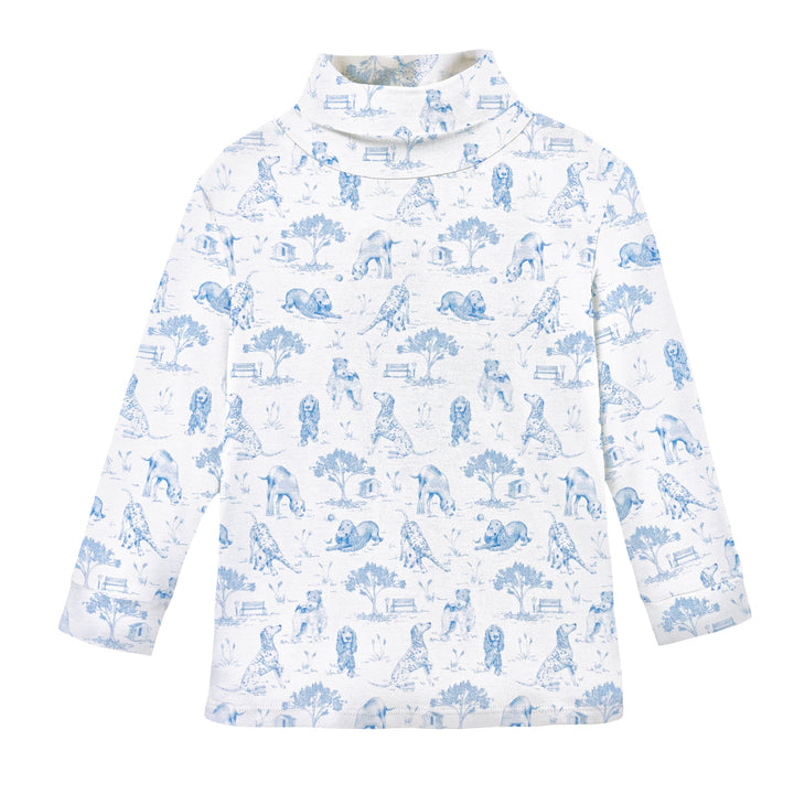 Printed Turtleneck Tee | Barking Bliss