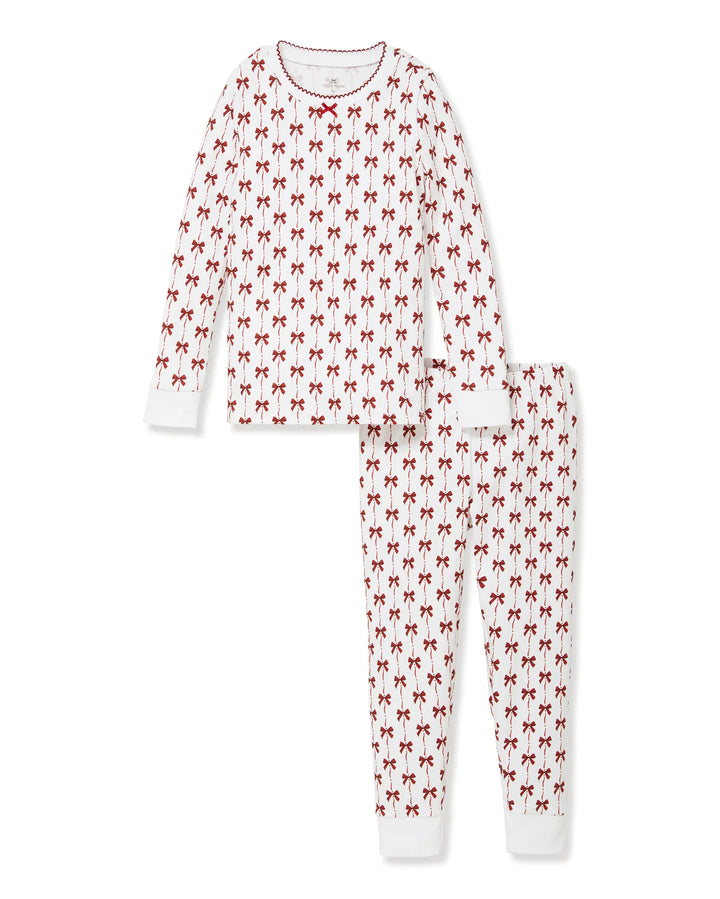 Girl's Pima Snug Fit Pajamas | Blissful Bows