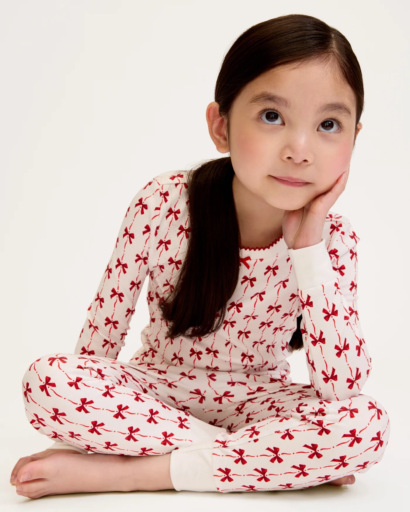 Girl's Pima Snug Fit Pajamas | Blissful Bows