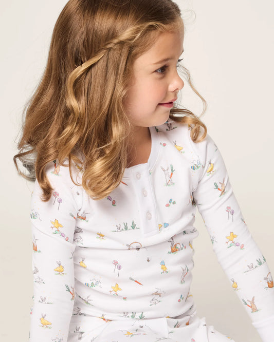 Kids Pima Snug Fit Pajama | Easter Frolic