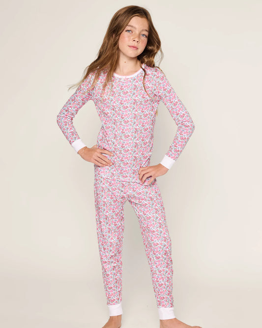 Kids Pima Snug Fit Pajama | Fleurs de Rose